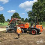 image of Ausa 901 site dumper by Prime Equipment for golf course construction